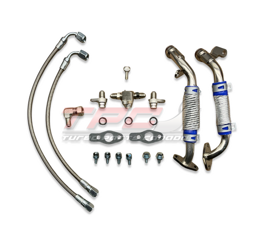 BMW N54 OIL FEED & DRAIN LINE KIT